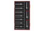Set de douilles à chocs longues AF Foam1 tray 1/2 14 pièces Teng Tools TEA9214LAF