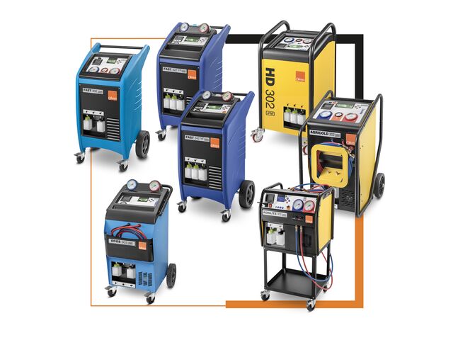 OKSYS - Gamme 2023 de stations de recharge de climatisation (R134a, R1234yf)