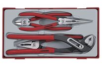Jeu de pinces poignée en vinyl TT1 tray 4 pièces Teng Tools TT440