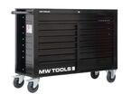 Servante d'atelier 15 tiroirs noire XXL 1415 mm robuste en acier soudé verrouillable roues ø125 mm MW Tools GW115B