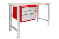 Établi modulaire Multiplex avec armoire à tiroirs 3T 1200 mm MW Tools MOD125