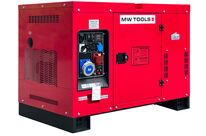 Groupe électrogène insonorisé diesel 13kW 230V + 15kW 400 V 5p MW Tools DG150EP