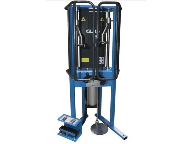 Compresseur de ressorts pneumatique à mors articulés certifié Veritas | OP2031