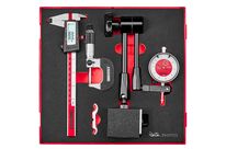 Set outils mesure Foam2 tray 3 pièces Teng Tools TEDIMM