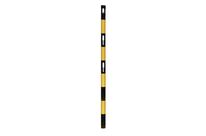 Poteau en acier sans pied noir-jaune MW Tools BSF150NJ