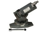 Étau de fraisage mécanique triaxial largeur des mors 75 mm ouverture 82 mm hauteur des mors 33 mm Optimum MV3-75