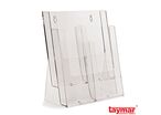 Porte-brochures Comptoir Taymar® 4 cases 1/3.A4 mixte