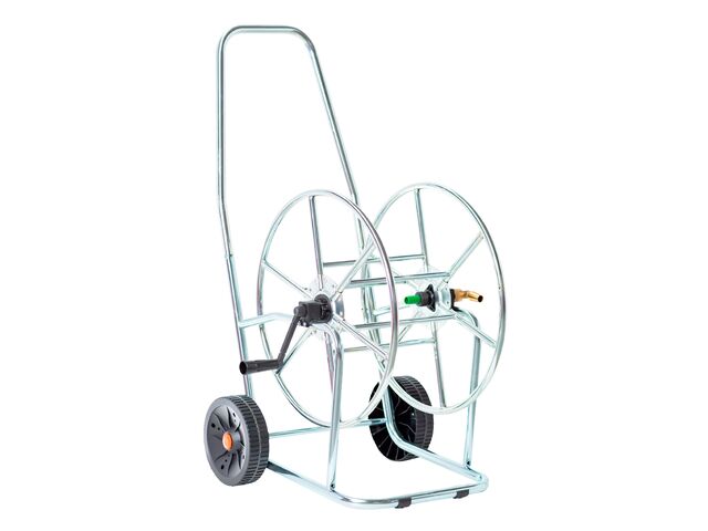 Chariot porte-tuyau galvanisé 80 m 3/4&#039;&#039; MW Tools HW8034SV2