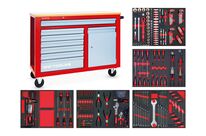 Servante d&amp;#039;atelier complète avec armoire STARTER 212 outils MW Tools MWE211K1