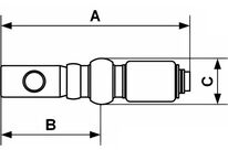 Raccord orientable fileté femelle | IRC 08