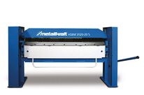 Plieuse de tôle manuelle largeur du travail 2020 mm épaisseurs jusque 2 mm segments en haut Metallkraft HSBM2020-20S