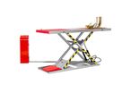 Pont moto électrique professionnel 230V - 1,1kW - 600kg 2200x780mm modèle extra bas 75mm MW Tools ESB600PRO