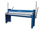 Cisaille guillotine manuelle largeur du travail 2000 mm épaisseur 1,25 mm avec butée 500 mm Metallkraft TBS2001-12