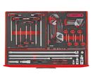 Servante d&#039;atelier complète grise 7 tiroirs set en mousse 240 outils Teng Tools TCEMM240NS