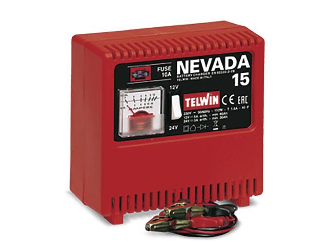 Chargeur de batterie portable compact 12/24V 9/4.5A Telwin NEVADA 15