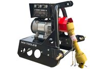 Groupe électrogène agricole 12 kW (15 kVA) pour tracteur dès 30 ch - 230 V et 400 V - Régulateur AVR - Cardan et attelage trois points MW Tools PTG120