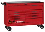 Servante d'atelier rouge professionnelle XXL 9 tiroirs Teng Tools TSW53R9