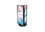 Tourniquet Porte-visuels 3 faces A5 comptoir