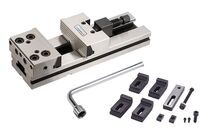 Étau de machine modulaire mécanique anti-soulèvement largeur de mors 200 mm ouverture des mors 300 mm hauteur des mors 65 mm Vertex VMP-8B