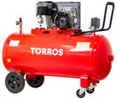 Compresseur mobile à entraînement par courroie à huile cuve 270 L 3 kW / 4 Ch 10 bars 520 l/min 400V Torros TC2705210T