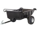 Remorque simple essieu 680 kg benne en plastique PE basculante 1750 x 1012 x 454 mm Torros AHR680P2