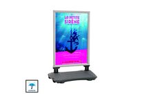 Panneau 120 x 80 cm à ressorts base lestable gris