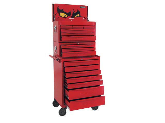 Servante d&#039;atelier rouge 16 tiroirs Teng Tools TC816SV