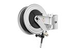Enrouleur air et eau 30 m Ø G 1/2 (f) 20 bars Acier peint avec enroulement automatique et support mural pivotant Raasm RA.8550.106