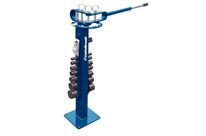 Plieuse manuelle pour plat, rectangle, rond jusque 180° y compris jeux de rouleaux durcis et sur pied made in Europe Metallkraft UB10