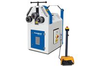 Cintreuse à 3 galets électrique avec 2 galets motorisés positionnement horizontal vertical 1,5 kW 400V Metallkraft PRM35F