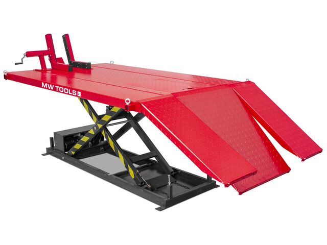 Pont moto/quad électrique 230V - 0,55kW - 600kg 2000x1200mm MW Tools ESB600W
