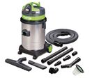 Aspirateur à sec avec filtre semi-automatique - poussières et solides - cuve en acier inoxydable 33 L - 1 moteur 1 kW 230 V Cleancraft DRYCAT 133 IRSC