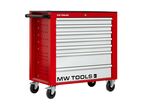 Servante d'atelier 7 tiroirs rouge et grise large 940 mm en acier soudé verrouillable roues ø125 mm MW Tools GW207