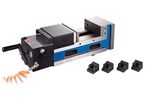 Étau de fraisage pneumatique grande force de serrage largeur des mors 160 mm ouverture 250 mm hauteur des mors 58 mm Vertex VMC-6PL