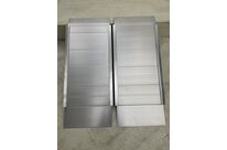 Rampe d&amp;#039;accès en aluminium 400 kg - 900 x 760 mm - largeur utile 730 mm - Pliable MW Tools ARP20090