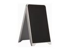 Chevalet PS blanc + ardoise craie H 83 cm