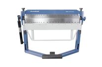 Plieuse de tôle manuelle et à pied largeur du travail 1270 mm 0-135° épaisseurs jusque 2 mm segments en haut et bas Metallkraft FSBM1270-20 HS2