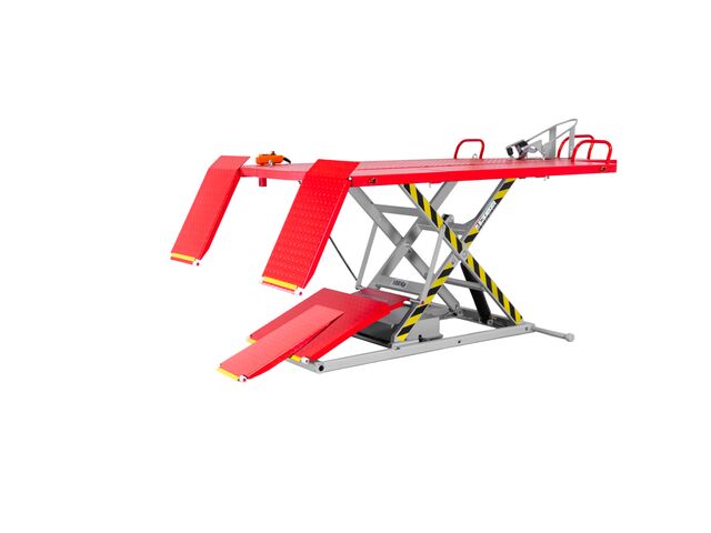 Pont moto/quad électrique professionnel 230V - 1,1kW - 1000kg 2800x1650mm tout-en-un pour ATV/UTV Side-car Trikes Choppers Mini Buggy MW Tools ESB1015PRO