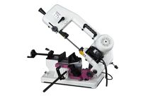 Scie à ruban à métaux portable 0-45° - Capacité de coupe ronde 100 mm - Moteur 0,37 kW 230 V vitesse 49 m/min - Descente automatique Optisaw S100G