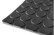 Tapis caoutchouc pastille 10m x 1,2m x 3mm noir MW Tools RRNZ1200