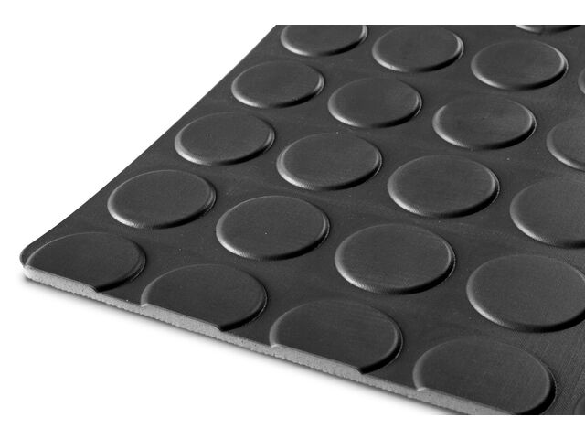 Tapis caoutchouc pastille 10m x 1,2m x 3mm noir MW Tools RRNZ1200