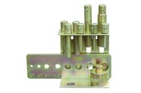 Jeu de poinçons 8 pièces diamètre 10-30mm pour presse d&#039;atelier MW Tools CAT-SET