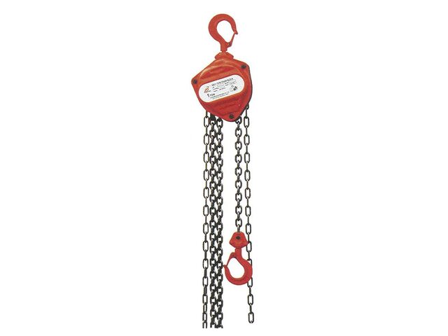 Palan manuel à chaîne 0,5 tonne 2,5 mètres MW Tools HNSJ0525