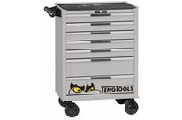 Servante d&amp;#039;atelier grise professionnelle 7 tiroirs Teng Tools TSW26S7C