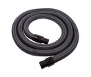 Tuyau d'aspiration antistatique avec raccords diamètre 38 mm longueur 4 mètres Cleancraft 7013138