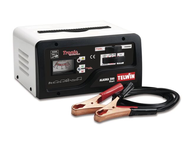 Chargeur et chargeur goutte à goutte 12 V et 24 V Telwin ALASKA 200