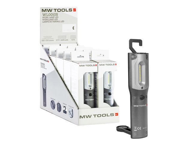 Présentoir avec 10 lampes de poche LED WL0010S MW Tools WL0010SDIS