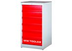 Armoire d'atelier à tiroirs haute 6 tiroirs - Hauteur 1.110 mm MW Tools DELK11006