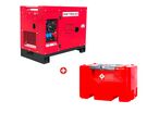 Groupe électrogène diesel 10kW + station de ravitaillement 440L MW Tools DG100EPACK2