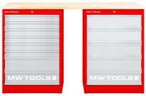 Établi modulaire Multiplex avec 2 armoires à tiroirs 5T &amp;amp; 8T 1500 mm MW Tools MOD15L58